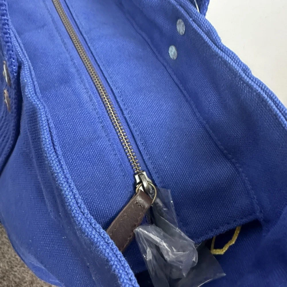 Ralph Lauren Polo Tote #3 Canvas Bag Vintage Limited Edition Pony Logo Blue NWT